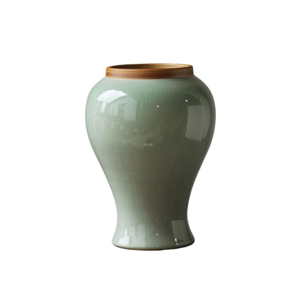 EINES Ceramic Vase Ornaments Porch Home Chinese Style Hydroponic Flower Arrangement Container