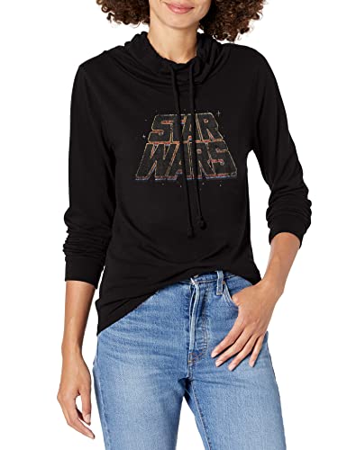 Camiseta de punto Star Wars para mujer de manga larga negra talla XXL