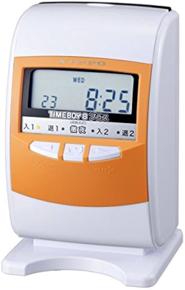 Amazon.co.jp: ニッポータイムレコーダータイムボーイ8プラス オレンジ