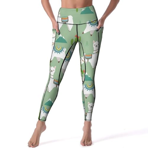 Legging Cactus Alpaga femmes pantalon de sport yoga S pour gym et fitness
