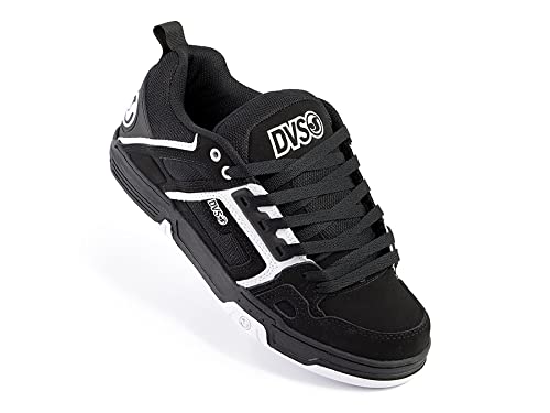 Dvs Men's Comanche Skate Shoe, Black/White Nubuck, 4.5 #TOP3
