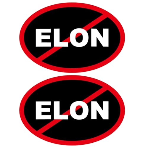 Image of 2 Pack Anti Elon Musk Bumper Magnet, Anti Elon Tesla Club Car Magnet for Tesla Owners Bought This Before Elon Went Crazy Tesla Car Stickers Magnetic - 6 inch x 4 inch