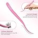 PRO Lash Tweezers Eyelash Applicator 3 IN 1 Tweezers Kit with Brush(3 pcs-02)