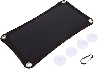 MoreChioce 20W 5V USB Caricatore Pannello Solare Leggero Zaino Pannello Solare per Escursionismo Campeggio Viaggio All'aperto Impermeabile Portatile Caricatore Pannello Solare