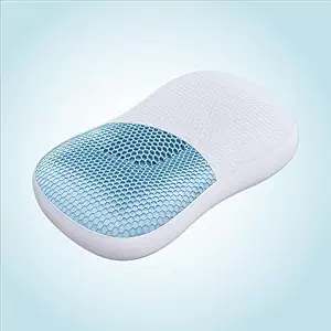 The Sleep Company Smart ErgoRelief Pillow | SmartGRID Technology with Honeycomb Structure | Ergo Relief 8 Shaped Hollow Design | Neck & Shoulder Pain Relief | Pack of 1