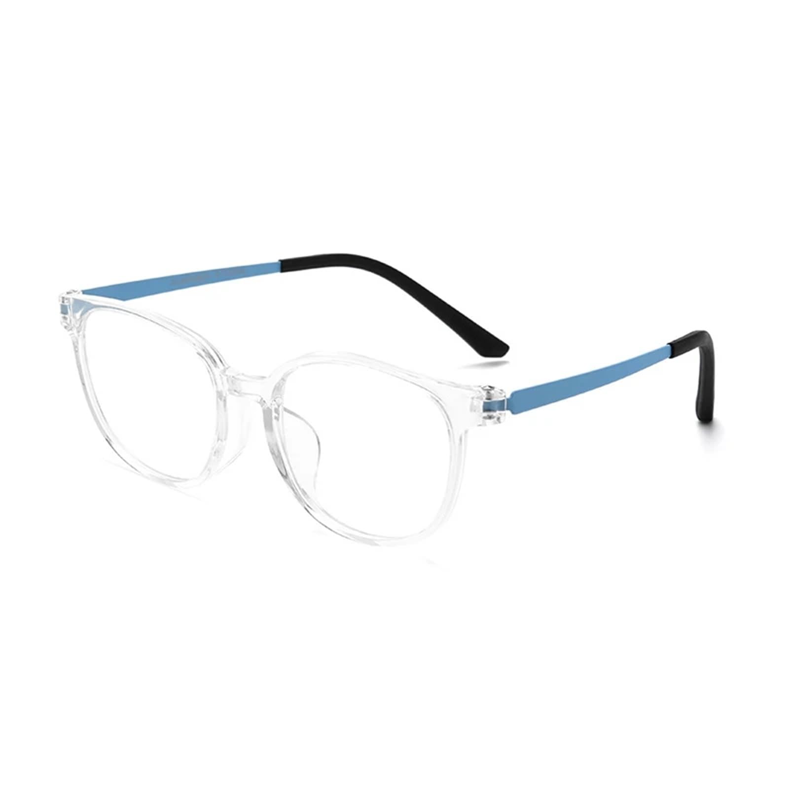 Gafas para niños ideales para el colegio y juegos en montura redonda transparente