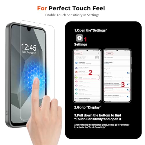 Image of SUPFINE Magnetic for Samsung Galaxy A16 5G Case with Screen Protector, (Built-in Magnets) (Military Grade Drop Protection) Slim Translucent Shockproof Phone Case,Titanium Gray