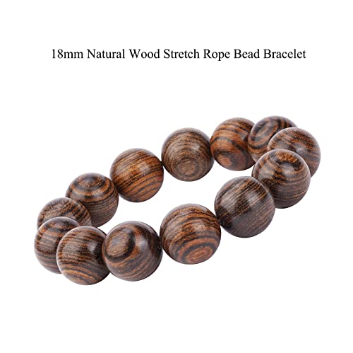 Image of Prayer Bead bracelet Mala Beaded Bracelets for Men Women 12 /15MM