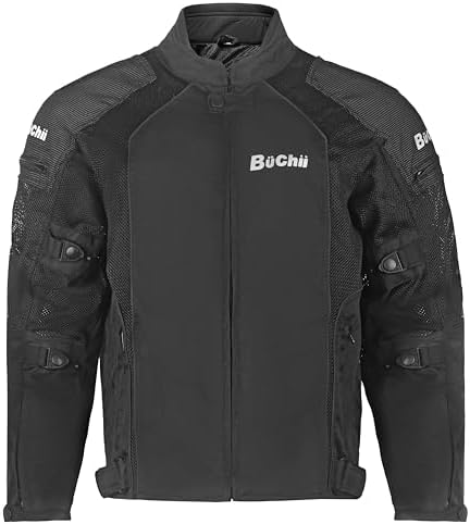 Buchii Motorcycle Motorbike Jacket Waterproof DYNATEK Polyester 6...