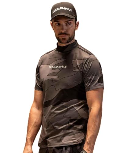 [NXG[P[GvX] Xg[gEFA CAMO MOCK NECK Y black(SN90)