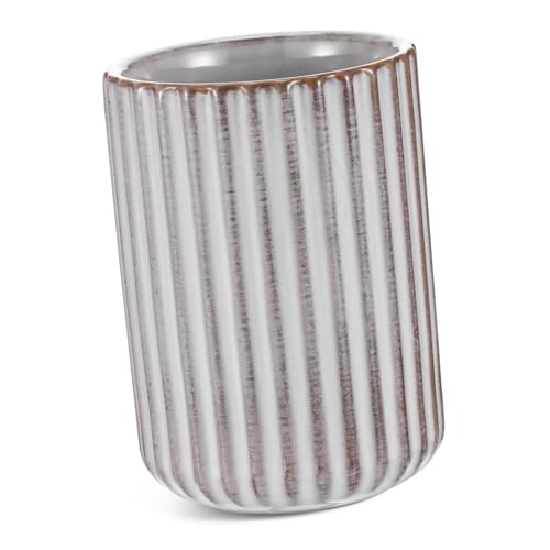 NAMOARLY Coppa a strisce retrò tazza da tazza decorativo Porcellana gres potabile tazza da viaggio tazza da tè cinese Tazze coppa novità Taguva tradizionale ceramica bianca