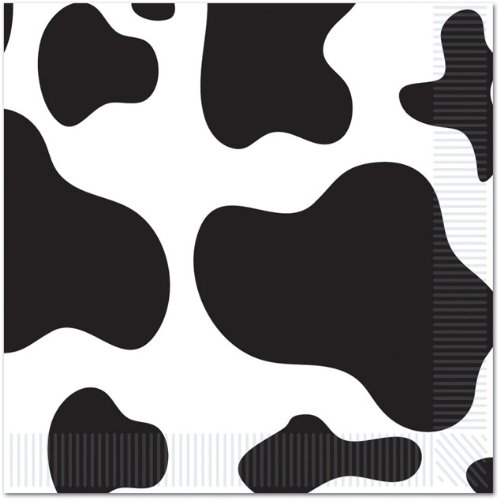 BeistleCow Print Luncheon Napkins N/A (16 per Package)