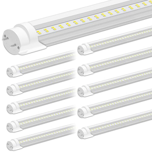 ONLYLUX T8 Led Bulbs 4 Foot 28W 4200LM 5000KDaylight Ballast Bypass 10 Pack