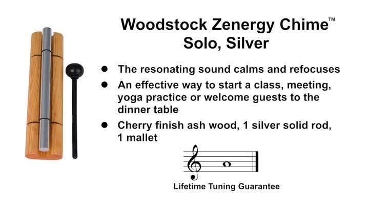 Woodstock Chimes Percussion Zenergy Chime, Solo Percussion
