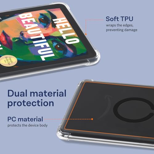 Image of iDLEHANDS Clear Case for 7 inch All-New Kindle Paperwhite 12th Gen 2024 & Kindle Colorsoft Signature Edition (2024 Release) - Ultra Slim Soft TPU Transparent Cover & Lightweight