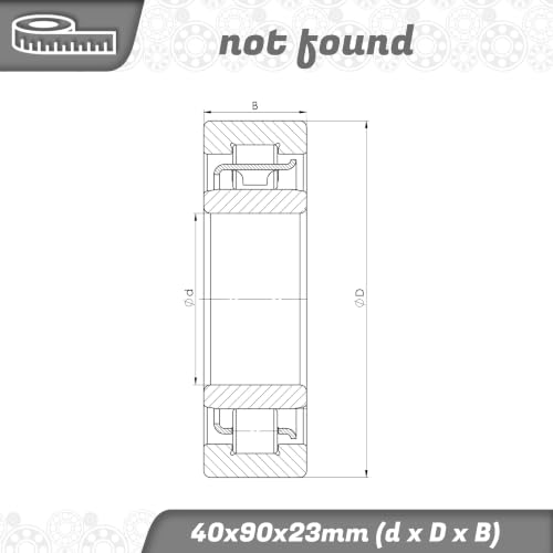 Roulement à rouleaux NU308-S haute performance et faible bruit