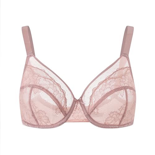 Vukoiswe Minimizer Bra for Women, Plus Size Full Coverage Underwire Bra - image 5