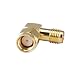 RF coaxial coax adapter RP-SMA male to RP-SMA female right angle