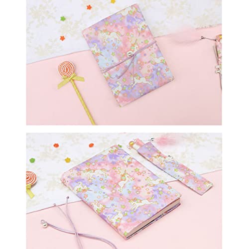 Operitacx Livros delicados a estudantes portátil segurança escolar unicórnio capa de papelaria desig