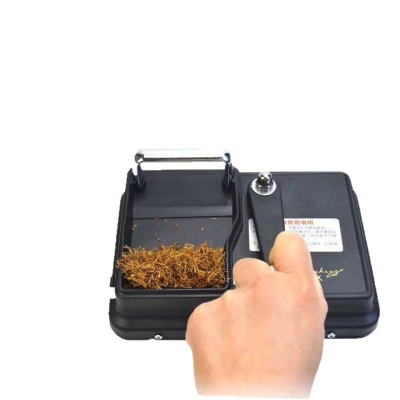 Macchina per arrotolare Le Sigarette, Stainless Steel Manual Double Track Cigarette Press - Household Handheld Cigarette Roller for Easy Rolling(8.0mm)