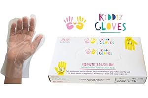 Kiddiz Gloves: Disposable Latex-Free Gloves for Children Ages 3-8