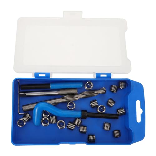 SOLUSTRE 1set Threaded Insert Tool Kit for Thread Repair Tools Comprehensive Range Easy to Use Thread Repair
