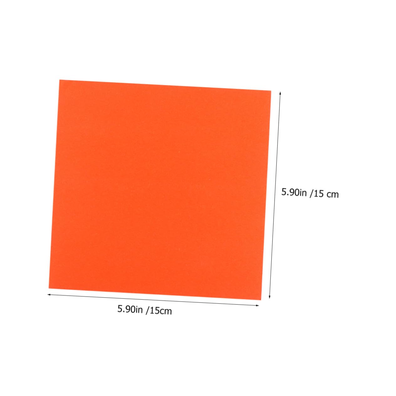 TOPBATHY 500 Pezzi Carta per Origami Arancione Quadrata in Carta per Fai da Te Creativo e Giochi Manuali per Bambini