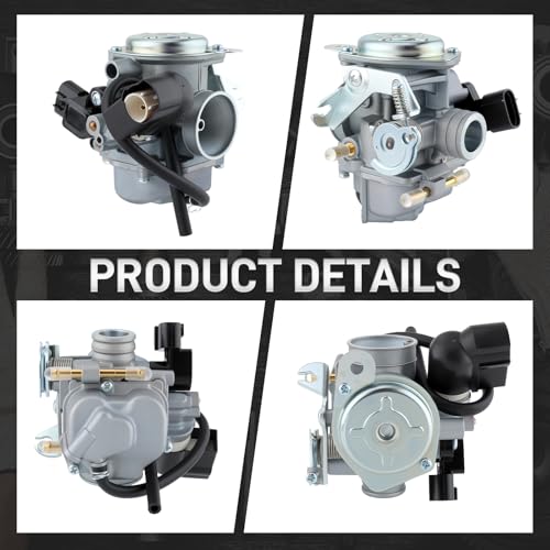 Image of 16100-GEZ-673 Carburetor Compatible with Honda Ruckus NPS50 2003-2019 ‎Carb with Gas Fuel Shutoff Valve, Fuel Filter, Fuel Line Clamps, Cleaner Tool Kit