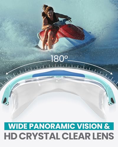 Image of OutdoorMaster Swim Mask - Wide View Swimming Mask & Goggles Anti-fog Waterproof