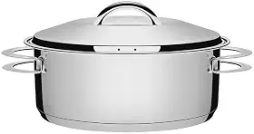Caçarola Rasa com Fundo Triplo, Tramontina, Solar 62503240, Inox, dimetro de 24 cm