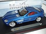 Aus Metall mit Plastikteilen Mercedes-Benz Slr Coupe Blau McLaren 1/18 Maisto Modellauto Modell Auto