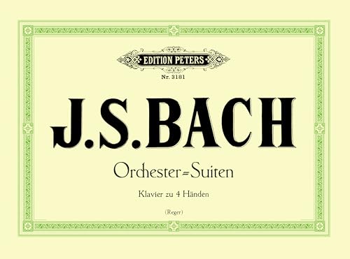 EDITION PETERS - Orchestral suites nos.1-4 piano
