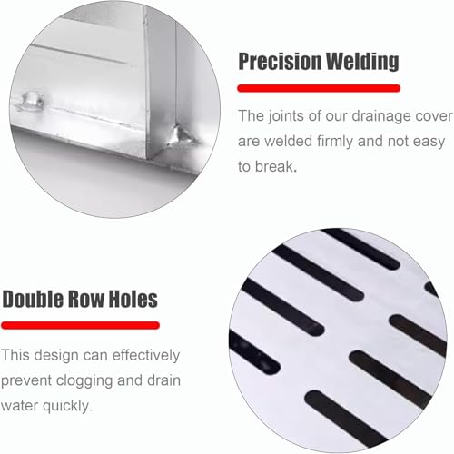 Grilles en acier inoxydable de qualité supérieure pour le drainage