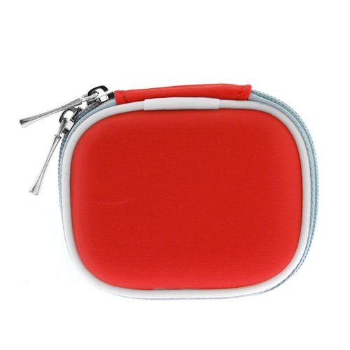 Red Premium Unviersal Bluetooth Headset Pouch Carrying Case for Jabra BT125 BT135 BT160 BT185 BT2040 BT3010 BT350 BT5010, Nokia BH-900 BH-803 BH-800 BH-703 BH-700 BH-602 BH-302 BH-211 BH-202 BH-208 BH-201 HS-26W, BlueAnt Z9 Z9i X3 V1 V12, Samsung WEP700 WEP500 WEP 350 WEP301 WEP210 WEP200 WEP180, Plantronics Discovery 925 665 655 645 640E Plantronics Voyager 855 815 510