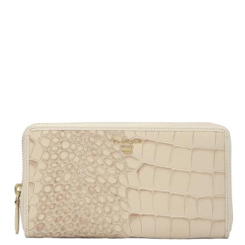 Image of Da Milano Premium Leather Wallet for Women | Multi Compartment Travel Wallet - Marshmallow White