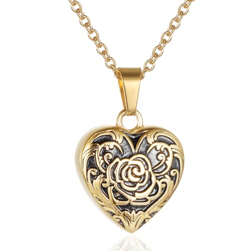 Cendres d'êtres chers toujours près de vous avec le collier cœur rose