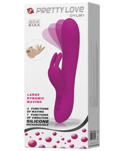 Pretty Love Vibromasseur Réaliste Double Ergot USB 11 Fonctions