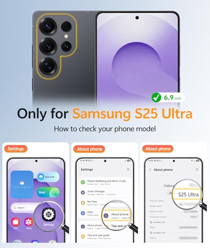 Image of FNTCASE for Samsung Galaxy S25 Ultra Case: [Fit for Magsafe] [Full Camera Protection] Translucent Matte Cases with [Screen Protector] Military Grade Shockproof Protective Phone Cover