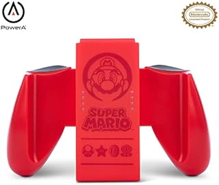 Wygodny uchwyt Joy-Con PowerA do konsoli Nintendo Switch - Super Mario, czerwony