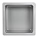 PME SQR043 kwadratowa forma do ciasta z anodyzowanego aluminium, 102 x 102 x 76 mm, srebrna, 10 x 10 x 7,5 cm