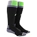 adidas Adult Traxion Premier Soccer Socks, Black/Solar Green/Light Onyx/Onyx, Medium