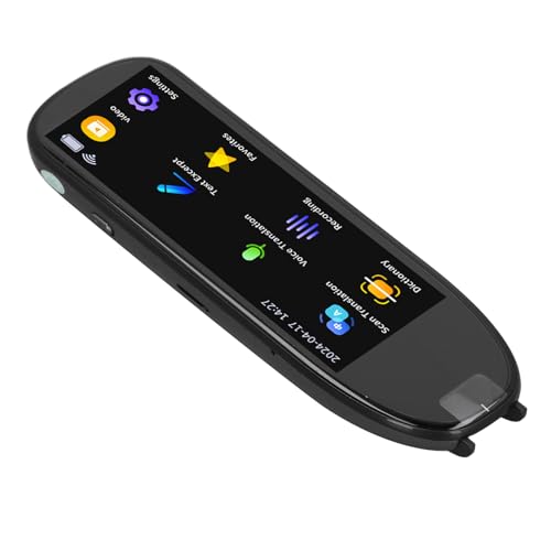 YWBL-WH Bolígrafo Traductor de Escaneo Inteligente de 112 Idiomas, Bolígrafo de Lectura de Pantalla Ultra Grande, Dispositivo Traductor de Idiomas en Línea sin Conexión para
