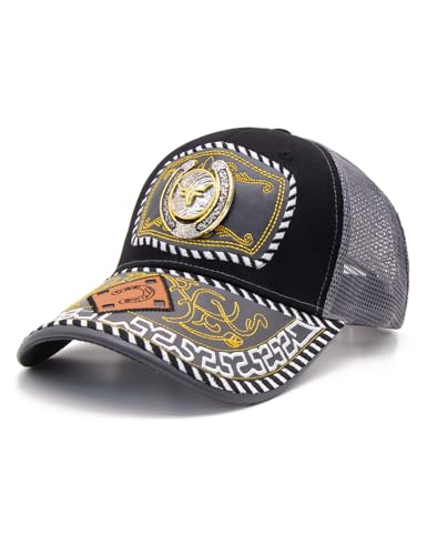 Image of TOPACC Western Trucker Hat for Men Women Cowboy Country Hat Snapback Cap