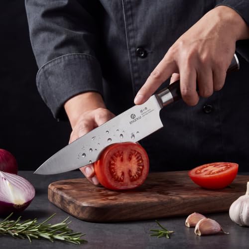 Image of imarku 5PCS Kitchen Knife Set, Japanese Knife Set with Pakkawood Handle