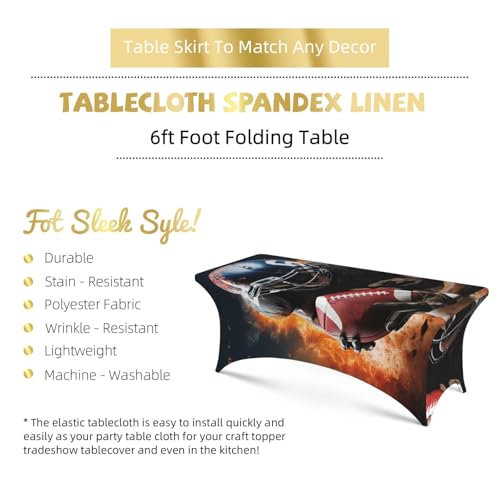 Nappe élasthanne imperméable et infroissable pour table 1,8 m - 4