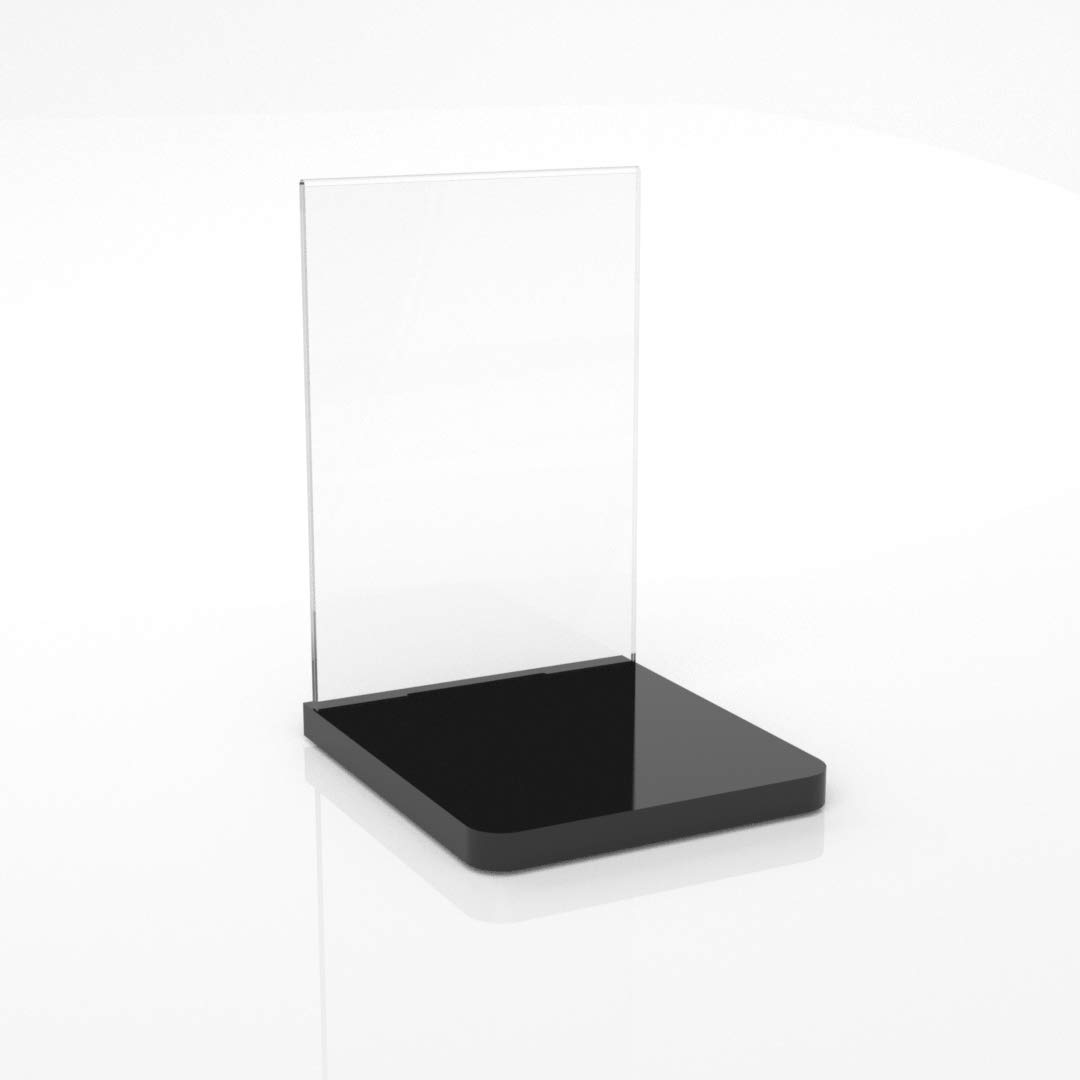 Premium Product Glorifier Unit/Counter Top Product Glorifier Display Stand (Black, A4)