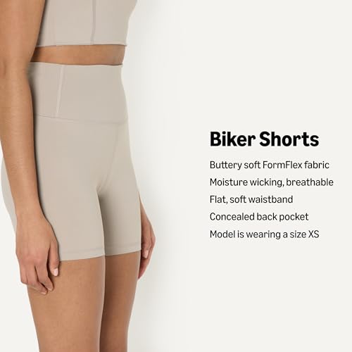 Image of Amazon Essentials Women's Active FormFlex Buttery Soft High Waist Biker Shorts