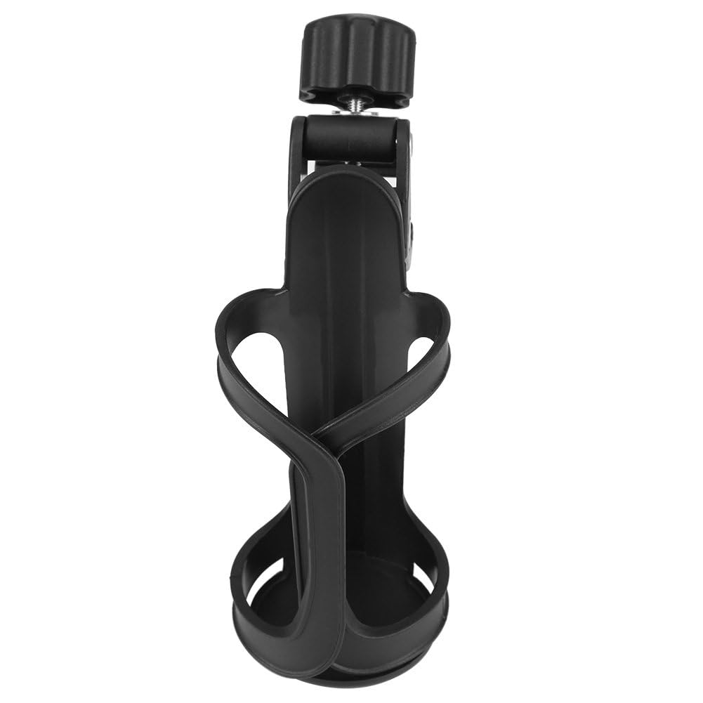 VGEBY Portavasos para Cochecito, Portabotellas Giratorio de 360 Grados, Negro