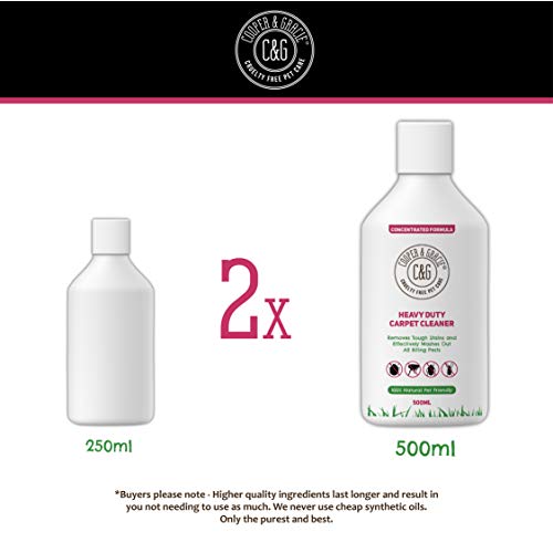 Heavy Duty Pest Carpet Cleaner Concentrate 500ml | Natural Cruelty Free Enzyme Blend | Effective Against Washing Away Blood Sucking Pest Bug From Dirty Carpets - Image 4