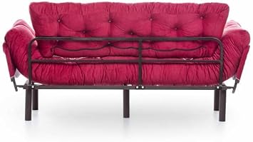 Pafu Nitta Triple Sofa - Claret Red